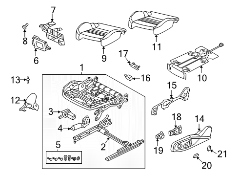 2024 Audi A4 Quattro Power Seats Diagram 7