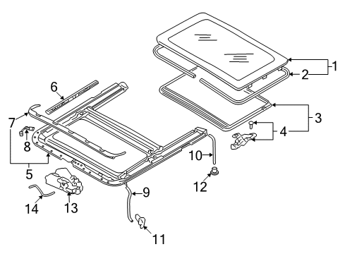 2006 Audi A4 Sunroof Diagram