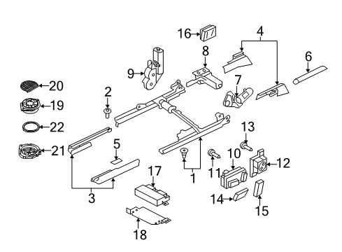 2014 Audi RS5 Power Seats Diagram 4