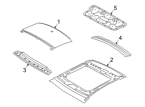 2020 Audi A6 Quattro Roof & Components