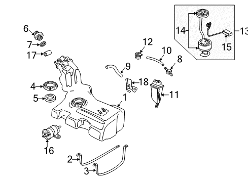 2004 Audi A6 Filters Diagram 2