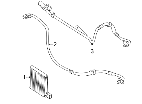 2001 Audi Allroad Quattro Trans Oil Cooler