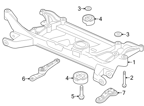 2025 Audi RS3 Suspension Mounting - Front