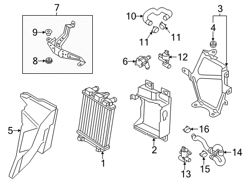 2018 Audi A8 Quattro Auxiliary Pump Diagram for 06D-121-601