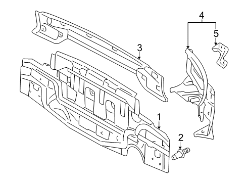 2002 Audi TT Rear Body