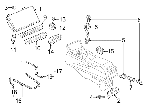 2024 Audi SQ8 e-tron Sportback A/C & Heater Control Units