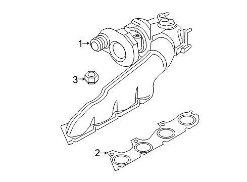 2013 Audi S8 Exhaust Manifold