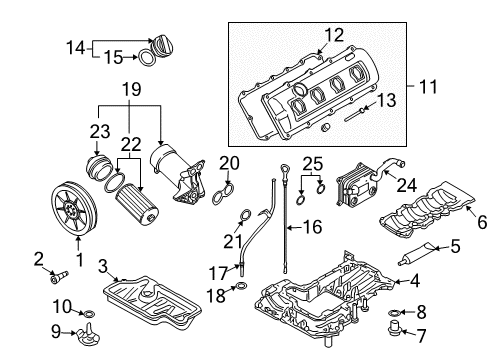 2005 Audi S4 Engine Parts Diagram 4