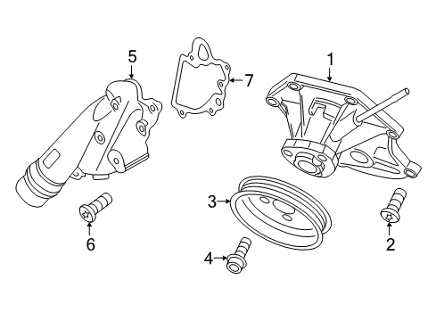2016 Audi A6 Quattro Water Pump Diagram 4