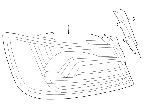 2025 Audi RS3 Tail Lamps