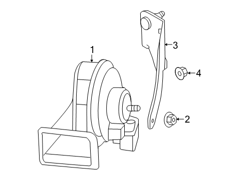 2024 Audi A5 Quattro Horn Diagram 2