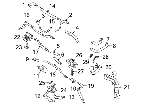 2020 Audi e-tron Sportback Powertrain Control Diagram