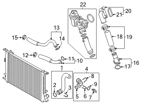 2016 Audi S7 Hoses, Lines & Pipes Diagram 3