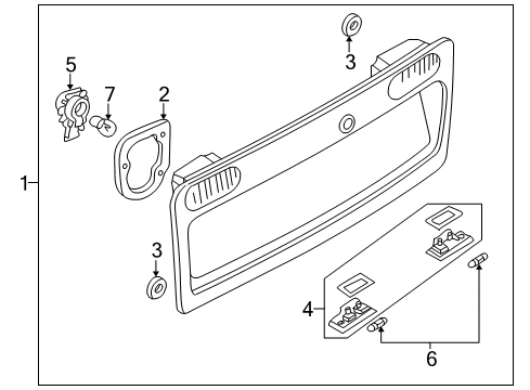 2001 Audi Allroad Quattro License Lamps Diagram