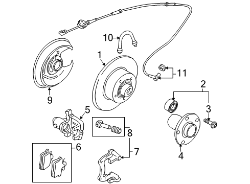 2009 Audi S4 Rear Brakes Diagram