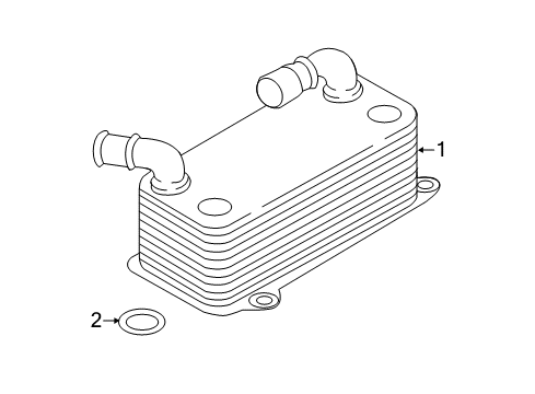 2021 Audi TT RS Quattro Trans Oil Cooler