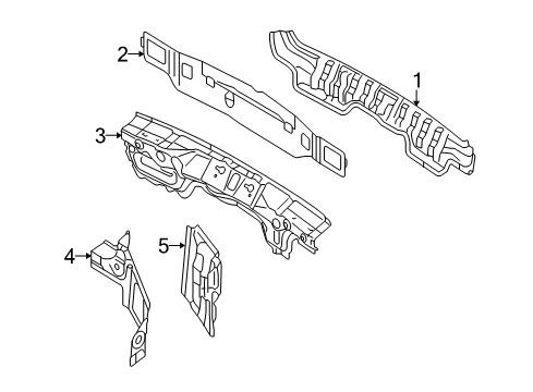 2011 Audi A6 Quattro Rear Body Diagram 2