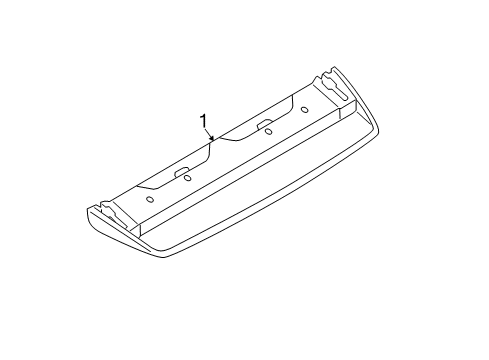 2013 Audi S8 High Mount Lamps