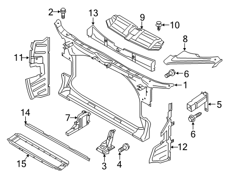 2018 Audi S7 Sight Shield Diagram for 4G8-807-081-B-9B9