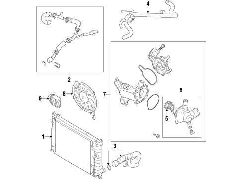 2010 Audi Q7 Cooling Fan Diagram 6