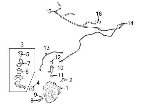 2022 Audi e-tron GT Headlamp Washers/Wipers Diagram 2