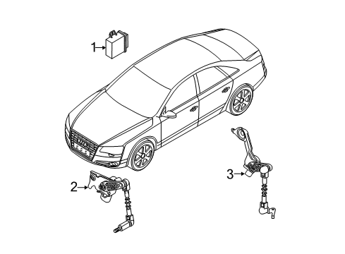 2013 Audi S8 Electrical Components Diagram 8
