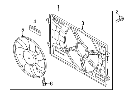 2016 Audi A3 Sportback e-tron Cooling Fan Diagram