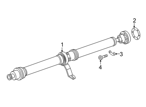 2022 Audi RS6 Avant Drive Shaft - Rear
