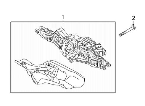 2021 Audi RS7 Sportback Steering Gear & Linkage Diagram