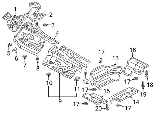 2024 Audi RS7 Sportback Heat Shields