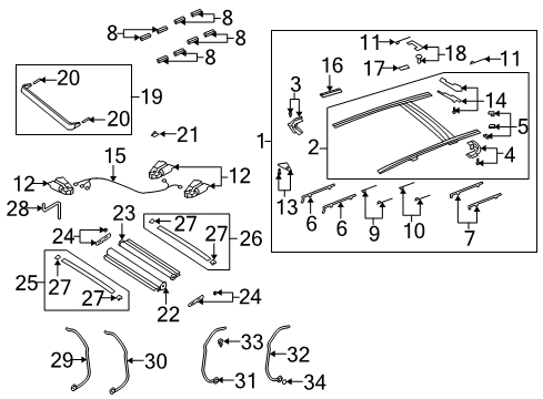 2008 Audi Q7 Drain Hose Front Bracket Diagram for 8R0-877-244