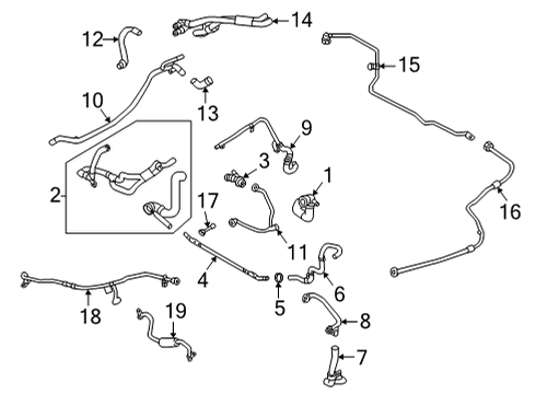 2024 Audi S4 Hoses, Lines & Pipes Diagram
