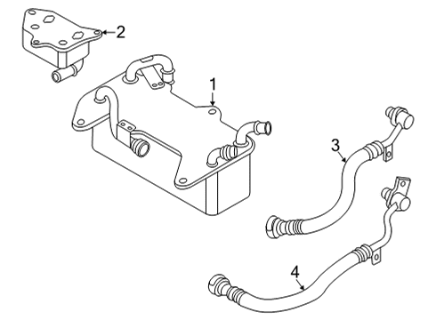 2024 Audi SQ7 Oil Cooler Diagram