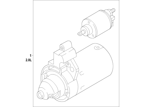 2017 Audi TTS Quattro Starter Diagram 2