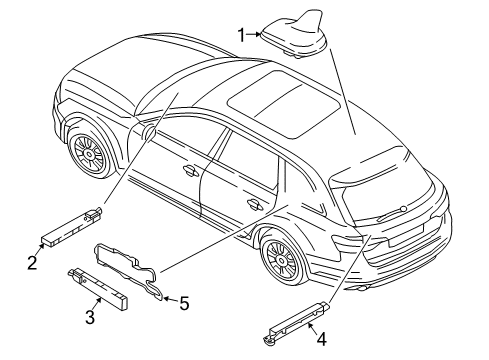 2024 Audi A4 allroad Antenna & Radio