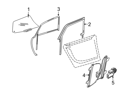 2004 Audi A8 Quattro Rear Door Diagram