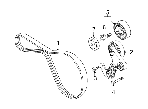 2016 Audi S7 Belts & Pulleys