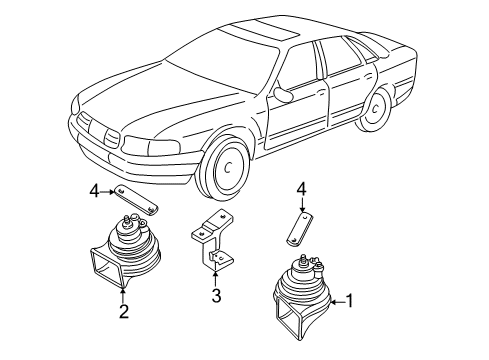 1998 Audi A8 Horn Diagram