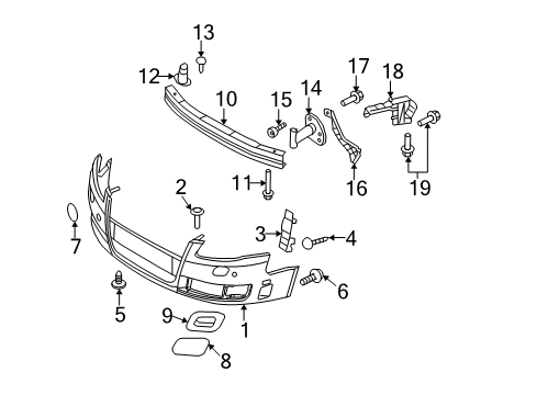 2007 Audi RS4 Bumper & Components - Front