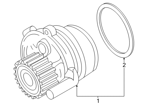 2009 Audi A4 Water Pump Diagram 2