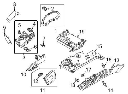 2023 Audi A6 Quattro Instrument Panel Diagram 2