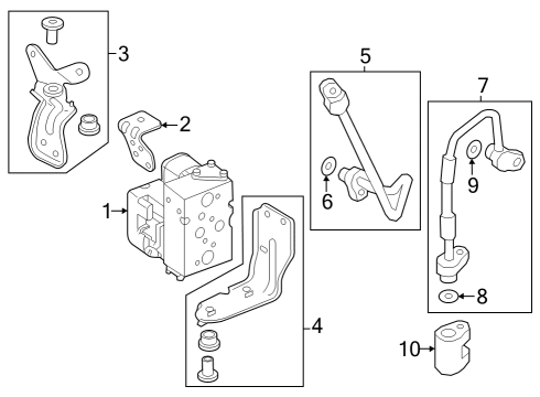 2024 Audi SQ8 e-tron Air Conditioner & Heater Components Diagram 3