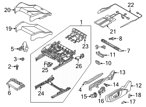 2024 Audi Q3 Power Seats Diagram 2