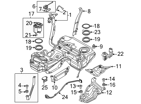 2015 Audi A7 Quattro Fuel System Components Diagram 2