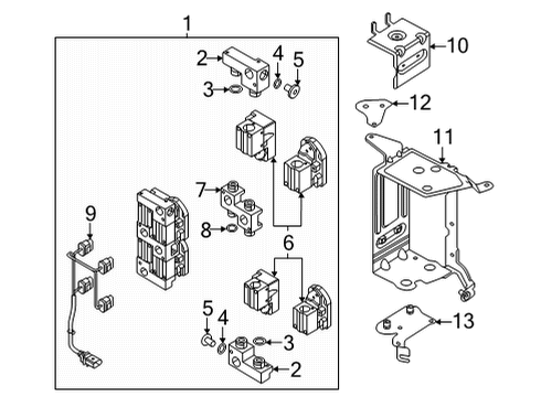 2020 Audi A8 Quattro Harness Diagram for 4M0-816-301