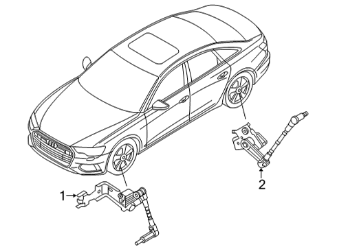 2025 Audi A6 allroad Electrical Components Diagram 2
