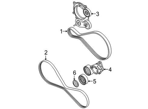 2024 Audi RS7 Sportback Belts & Pulleys