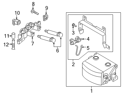 2020 Audi S7 Sportback Electrical Components - Front Bumper Diagram 4