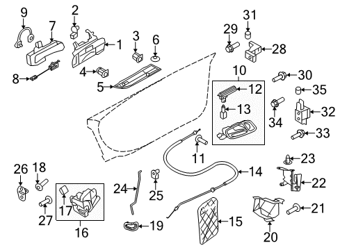 2014 Audi R8 Door Diagram