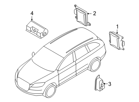 2015 Audi SQ5 Lane Departure Warning Diagram